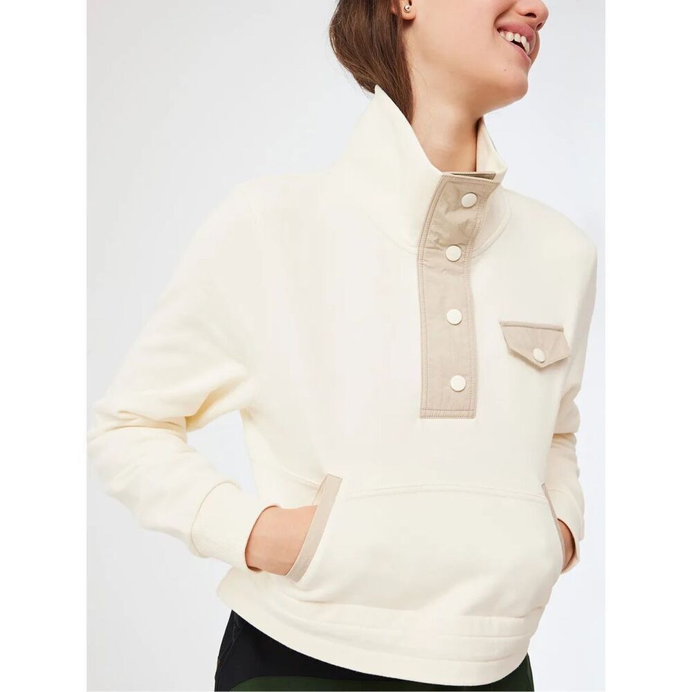 Outdoor Voices Cotton Terry
Snap Up Ivory Size Small